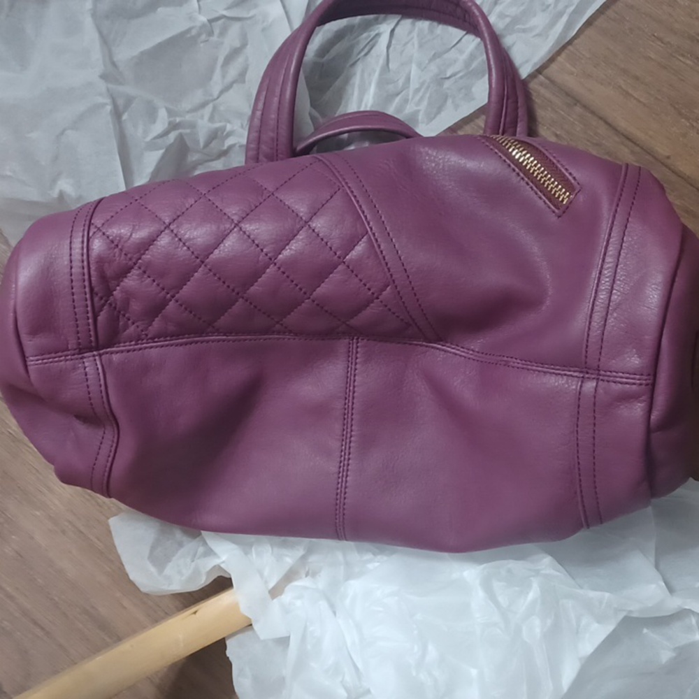 Beautiful Rough Rose's leather top handle bag - Picture 8 of 8